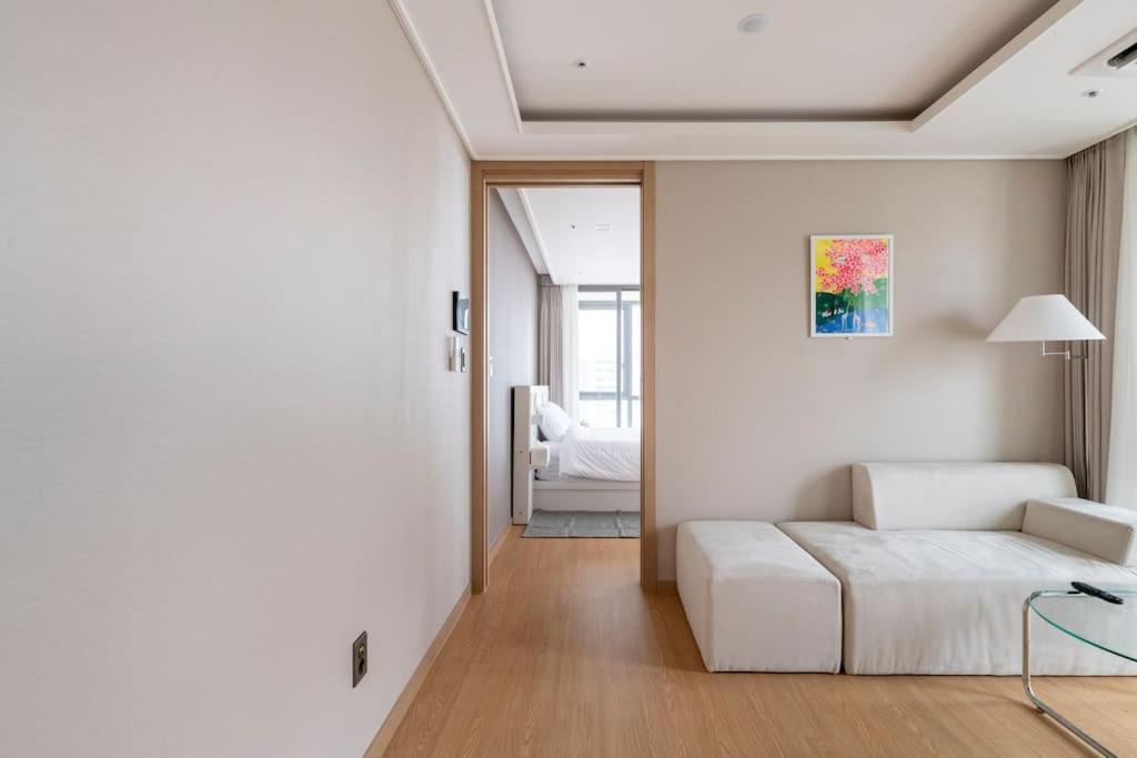 Ferienwohnung Haeundae Ocean Family Busan Exterior foto