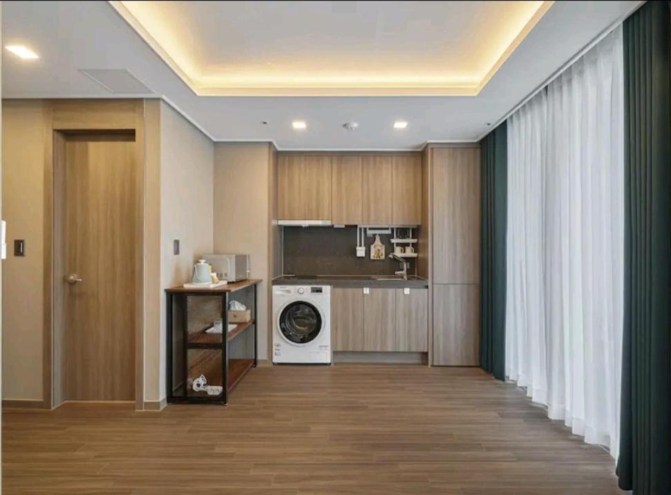 Ferienwohnung Haeundae Ocean Family Busan Exterior foto