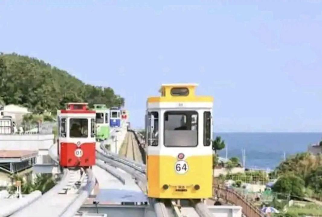 Ferienwohnung Haeundae Ocean Family Busan Exterior foto