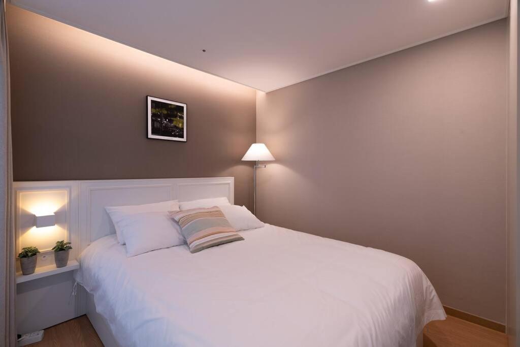 Ferienwohnung Haeundae Ocean Family Busan Exterior foto