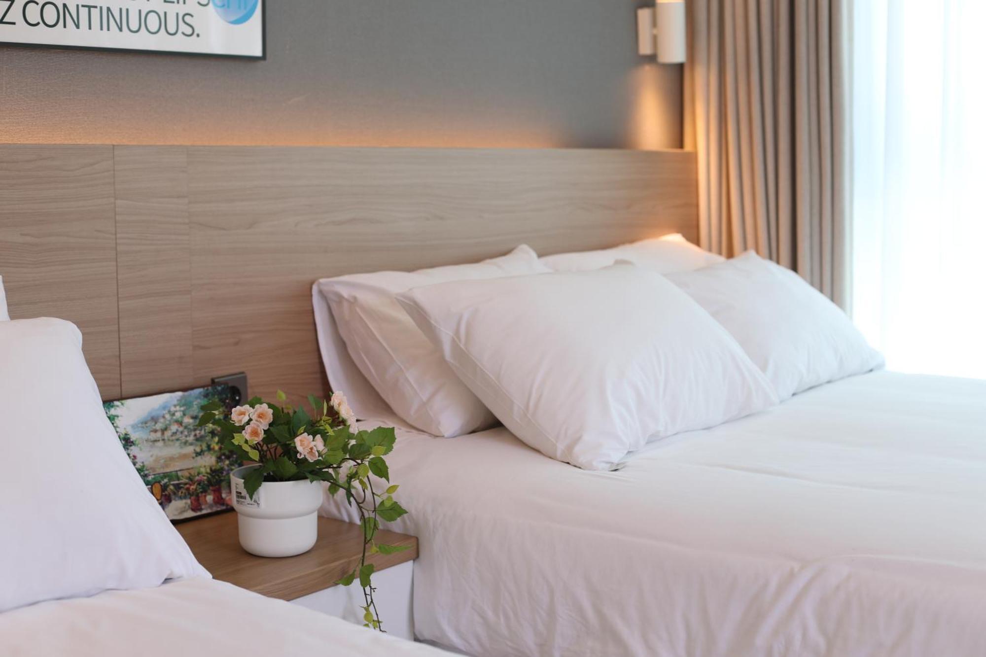 Ferienwohnung Haeundae Ocean Family Busan Exterior foto