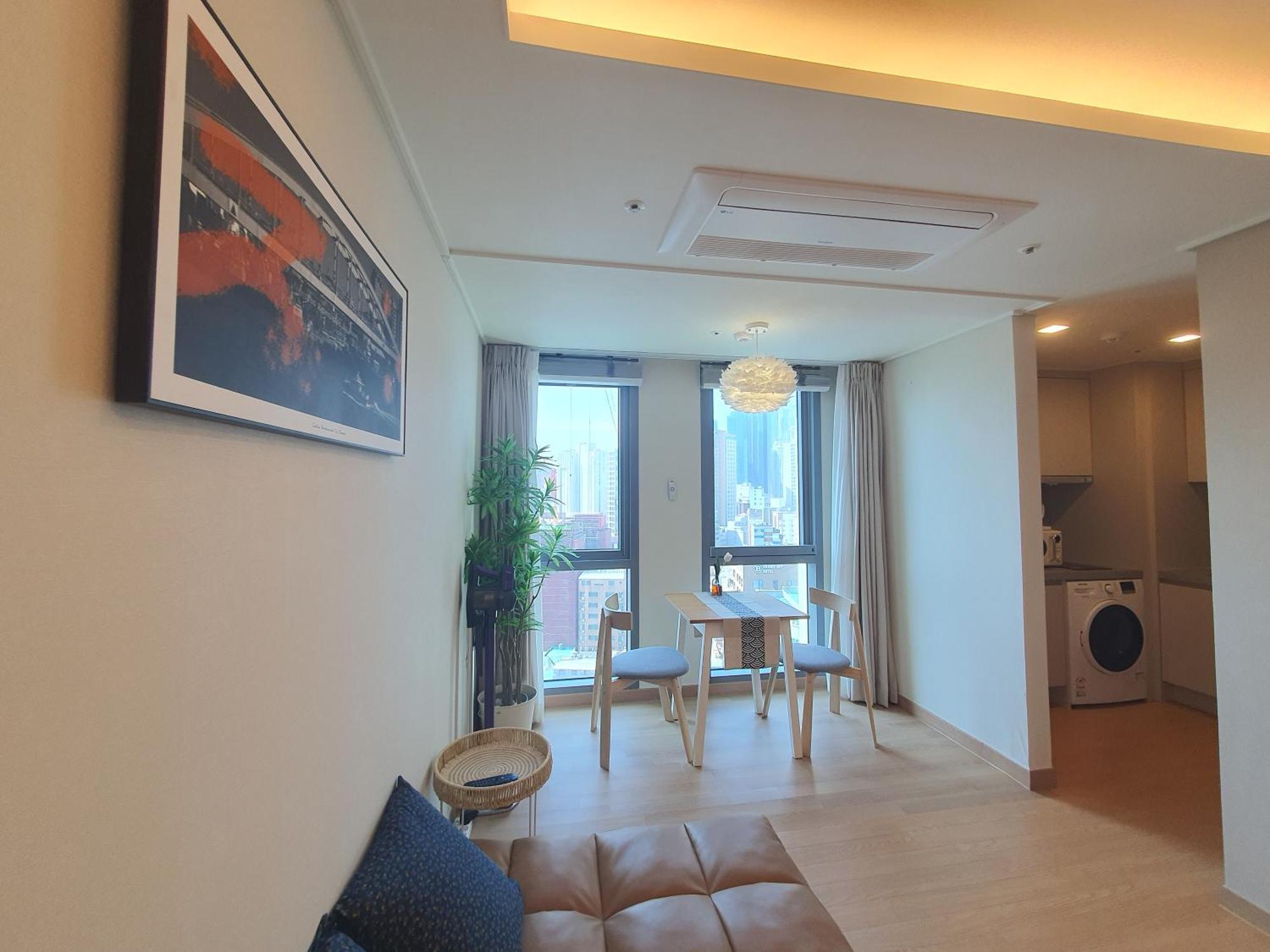 Ferienwohnung Haeundae Ocean Family Busan Exterior foto