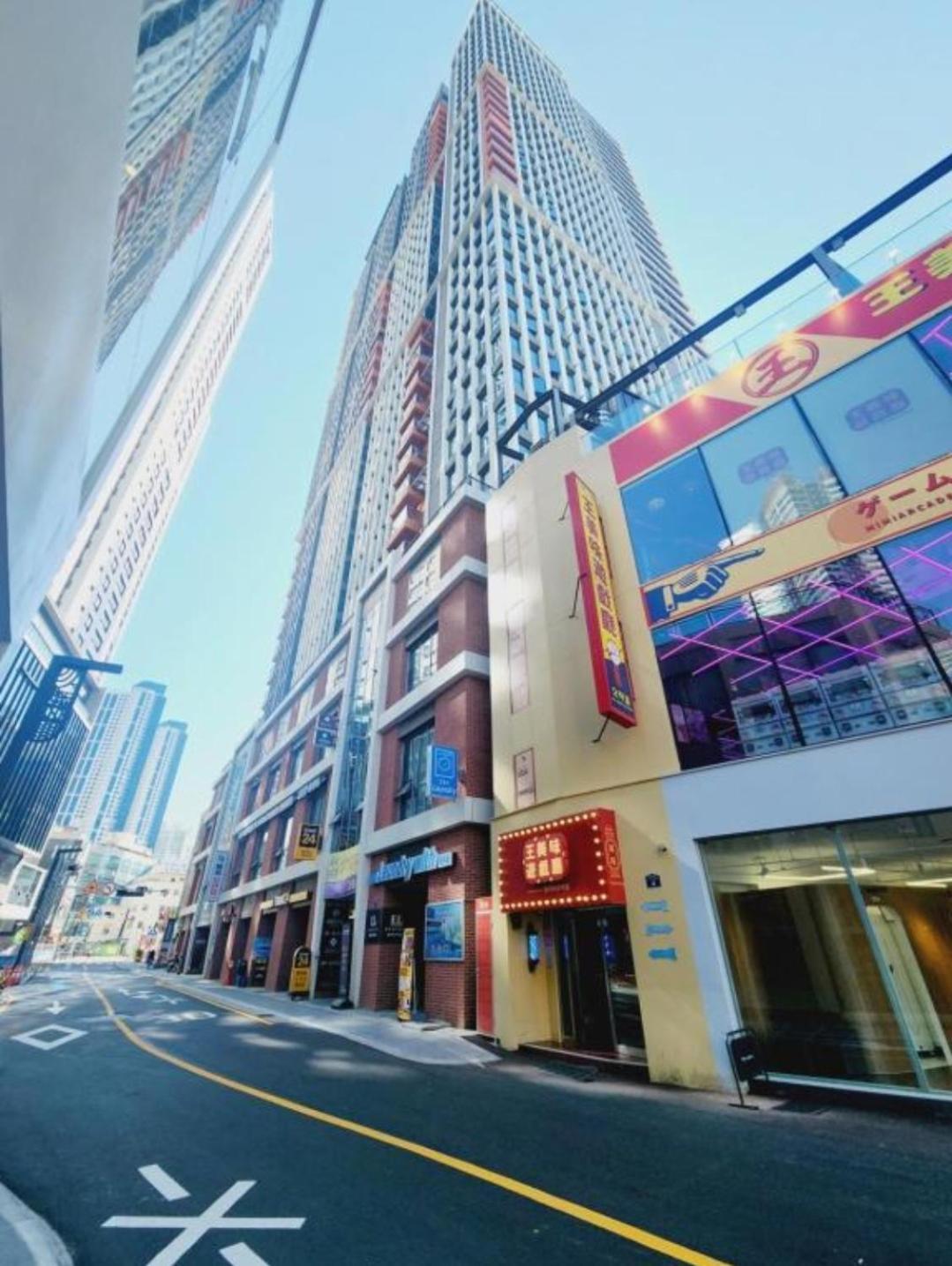 Ferienwohnung Haeundae Ocean Family Busan Exterior foto